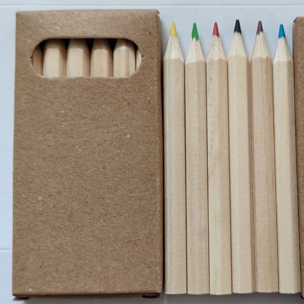 HUPSTL6866 Colored Kraft Paper Boxes Pencil Set