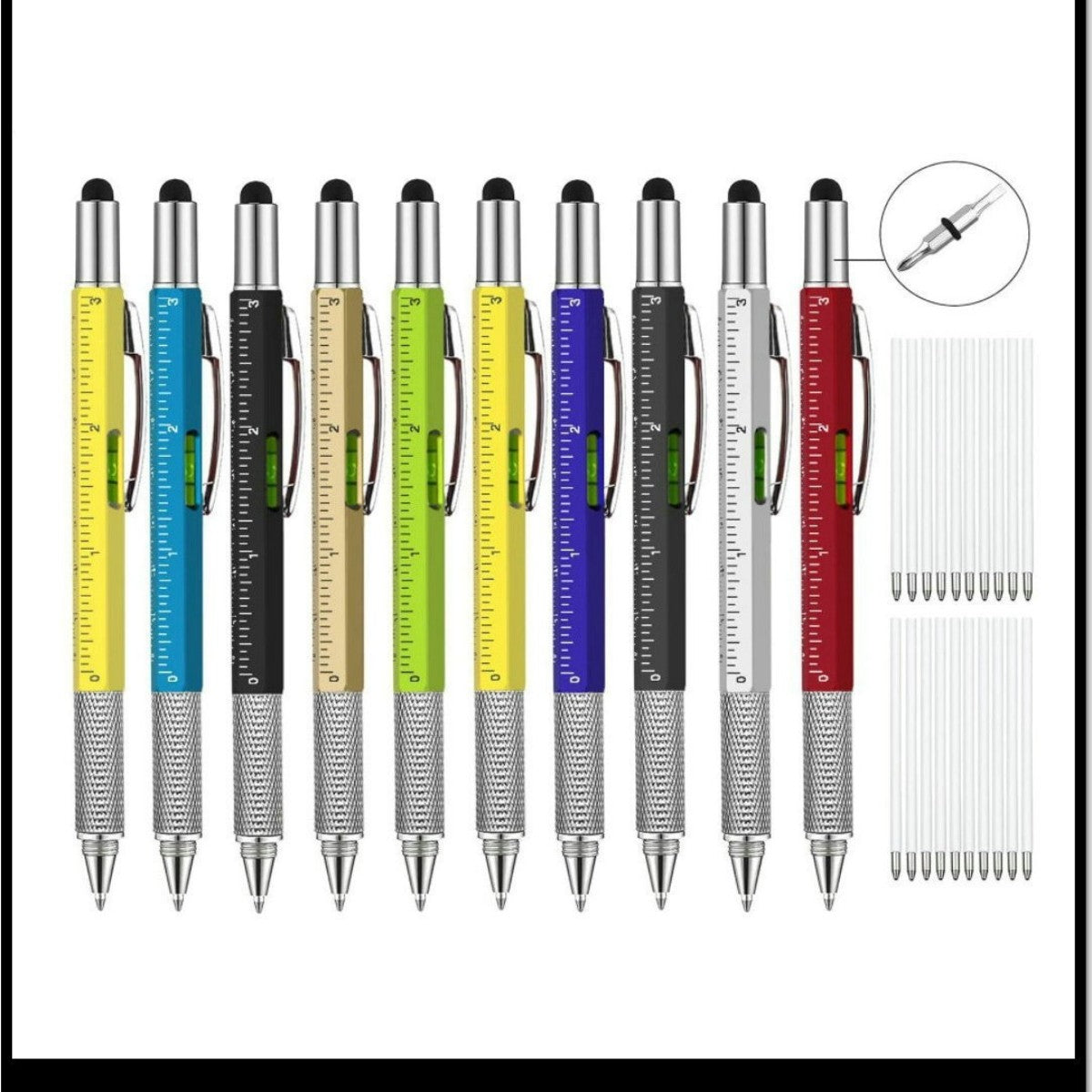 HUPSTL6946 In 1 Multitool Ballpoint Pen