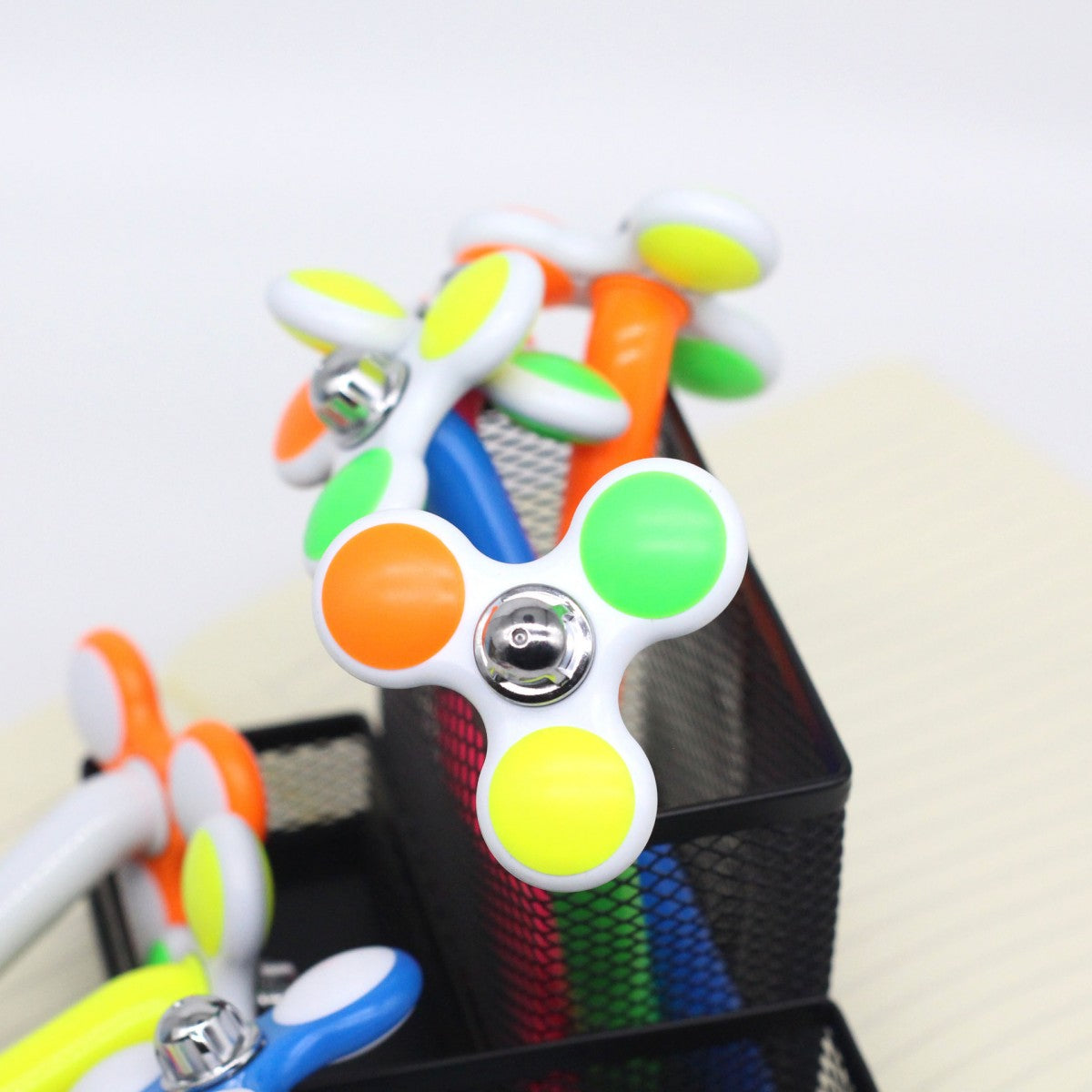 HUPSTL707Candy Colored Fidget Spinner Pen