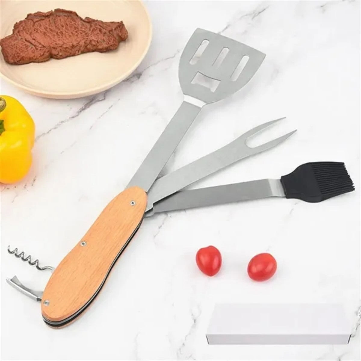 HUPSTL711 5 In 1 Bbq Multi Tool