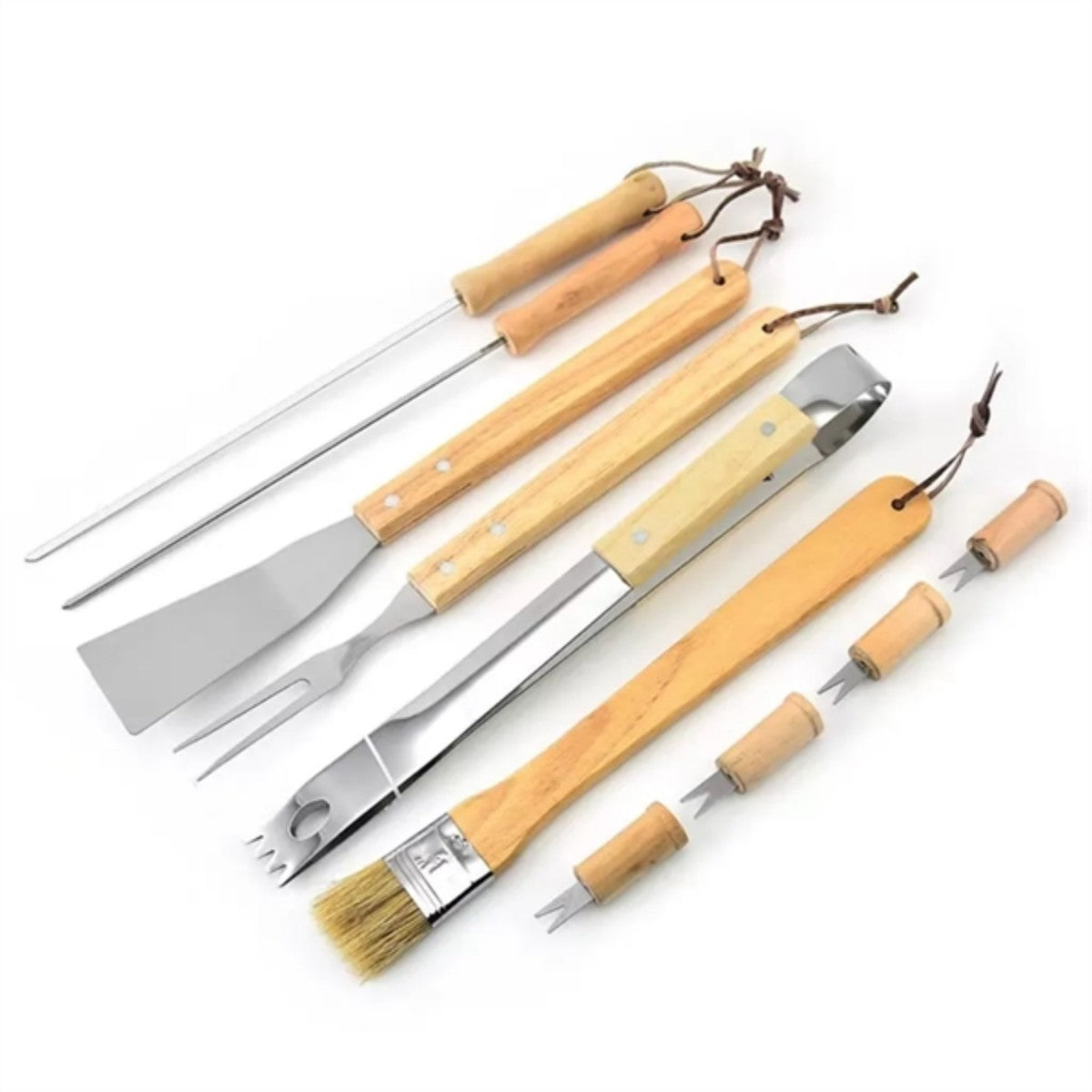 HUPSTL724 Exquisite Stainless Steel BBQ Tool Set