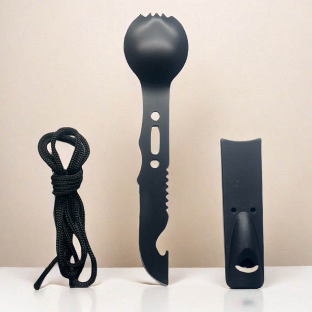 HUPSTL732 Crossover Outdoor Multi-Tool Tactical Survival Utensil Set