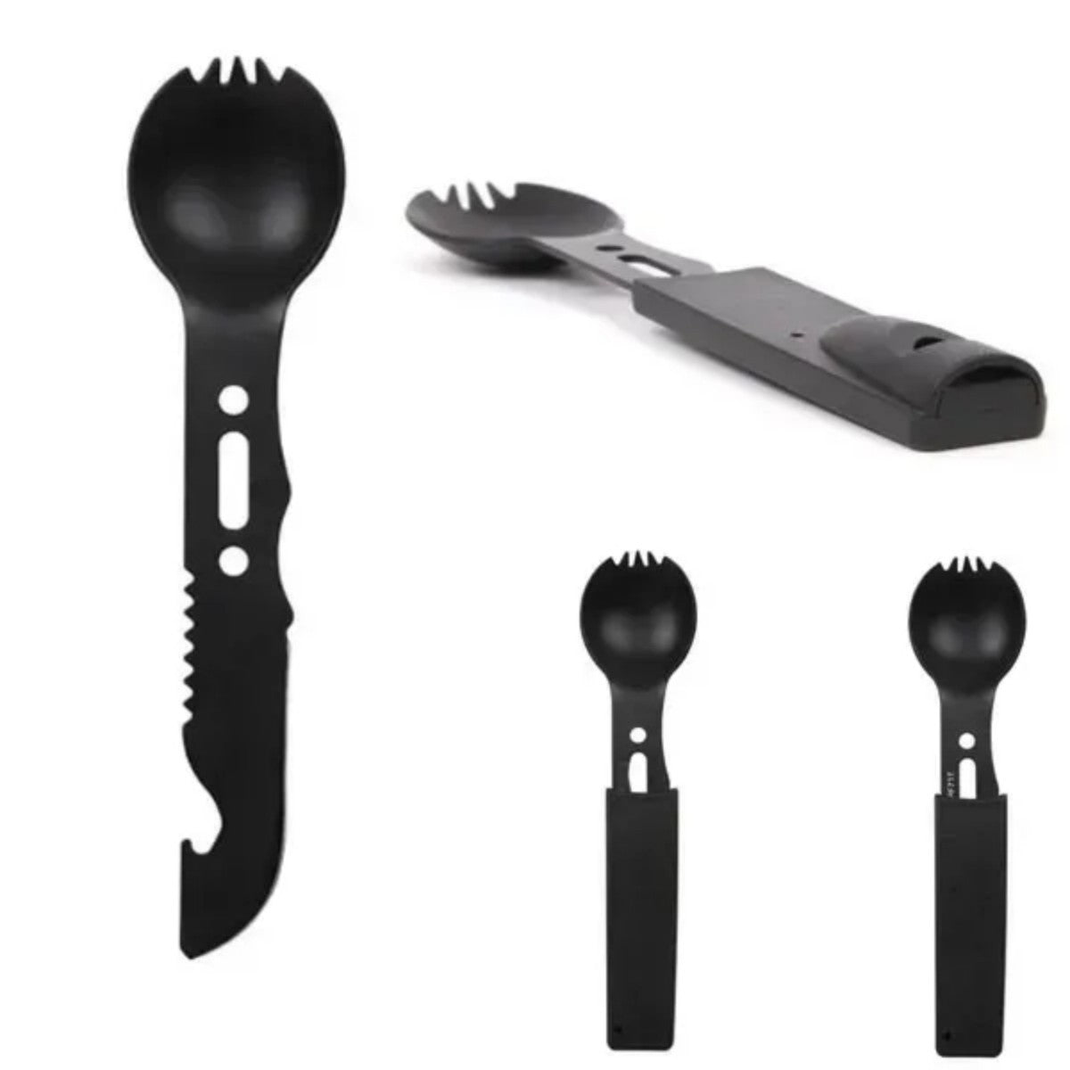 HUPSTL732 Crossover Outdoor Multi-Tool Tactical Survival Utensil Set