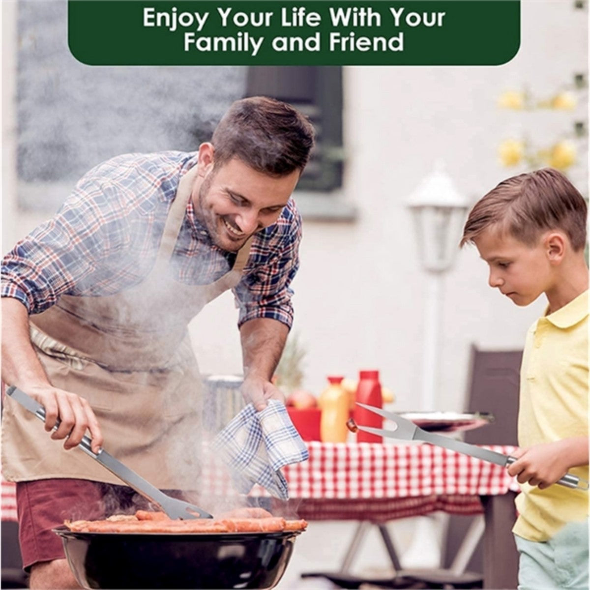 HUPSTL738 BBQ Basic Tools Set