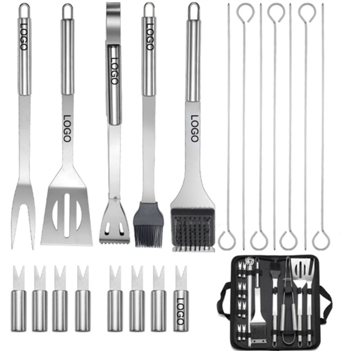 HUPSTL738 BBQ Basic Tools Set