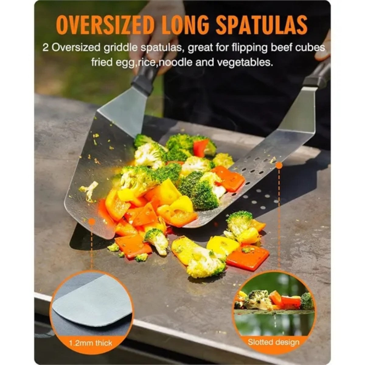 HUPSTL739 8 pcs Griddle Accessories Kit