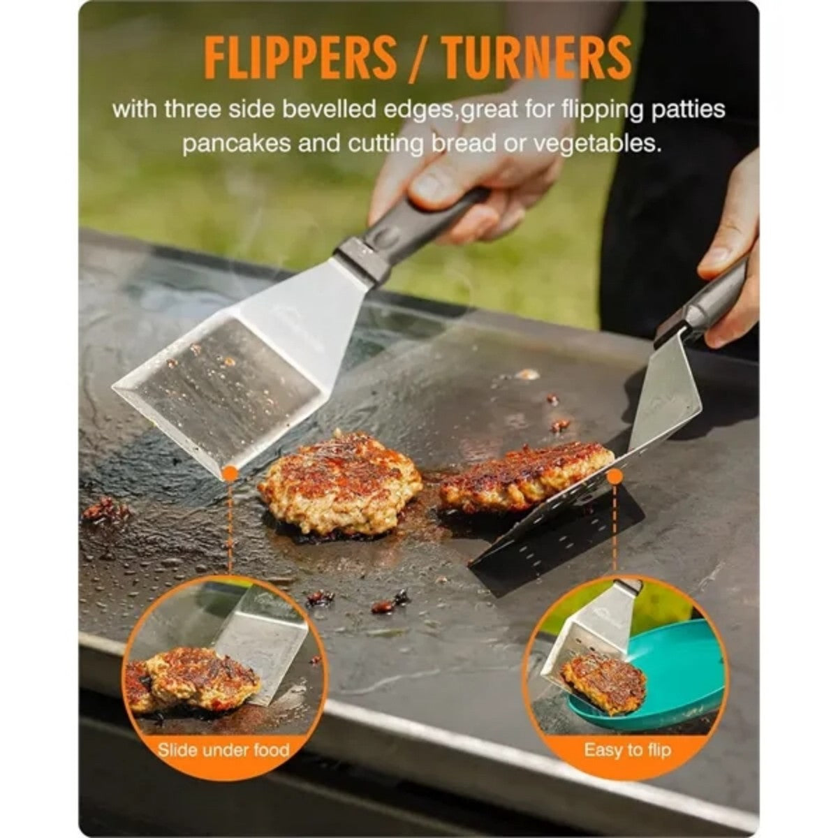 HUPSTL739 8 pcs Griddle Accessories Kit