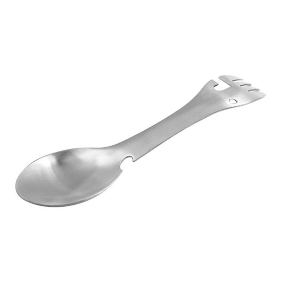 HUPSTL741 5 in 1 Camping Spoon Fork Bottle Opener Multifunctional Tool