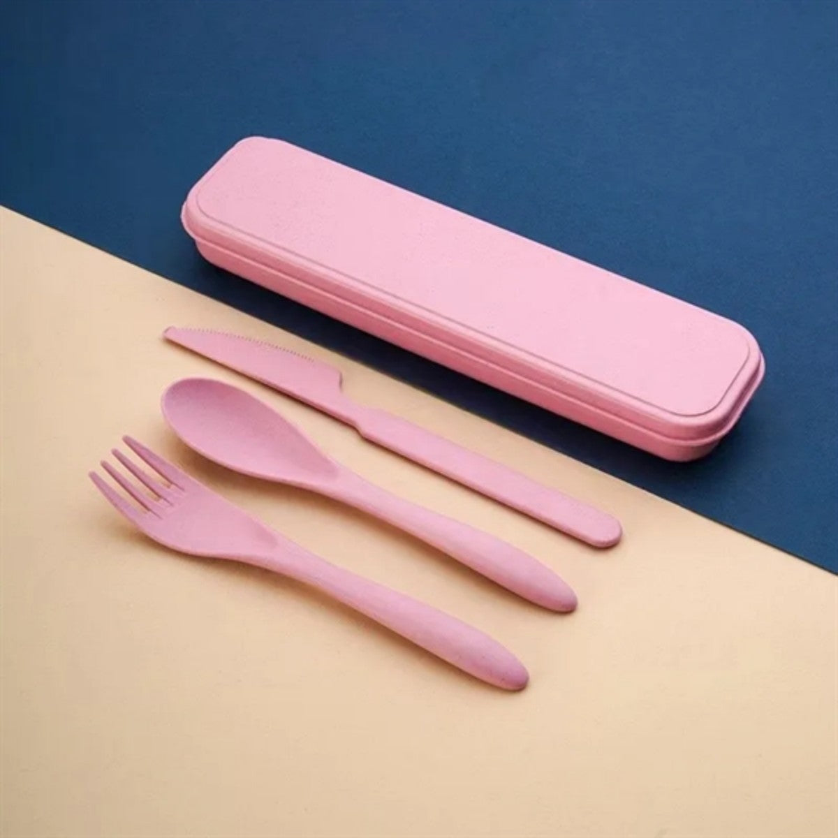 HUPSTL757 Reusable Travel Utensils Set with Case