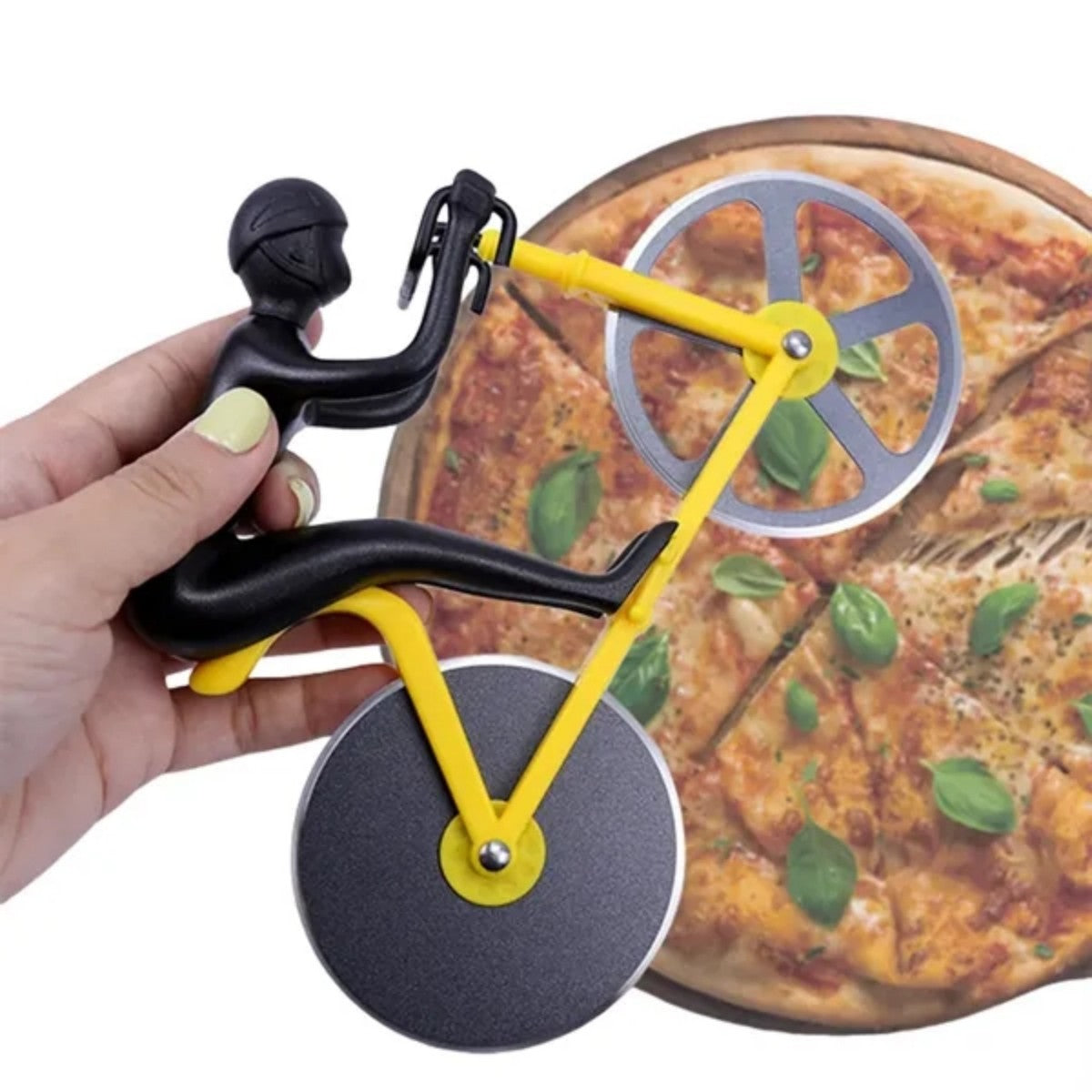 HUPSTL761 Bicycle Pizza Cutter