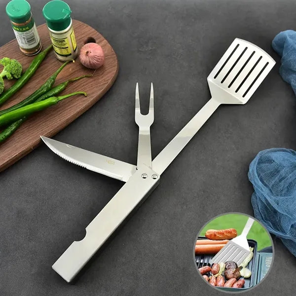 HUPSTL774 3-in-1 Folding Barbecue Tool