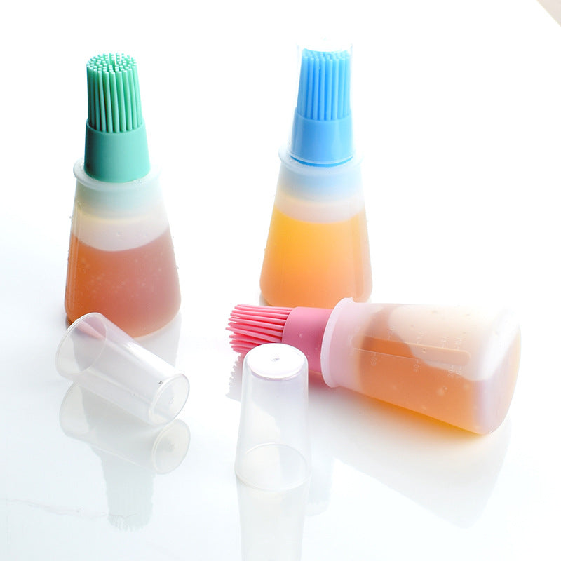 HUPSTL788 Barbecue Silicone Baking Oil Bottle and Brush