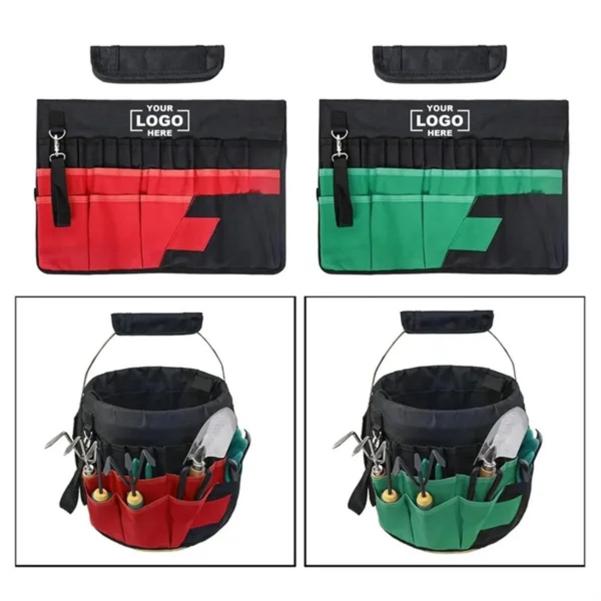 HUPSTL791 Heavy Duty Gardening Tools Bucket Bag Organizer