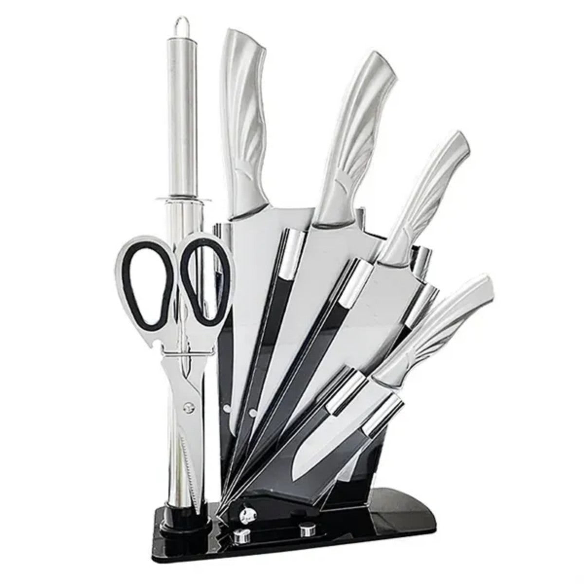 HUPSTL801 10pcs Stainless Steel Grill Tool Set