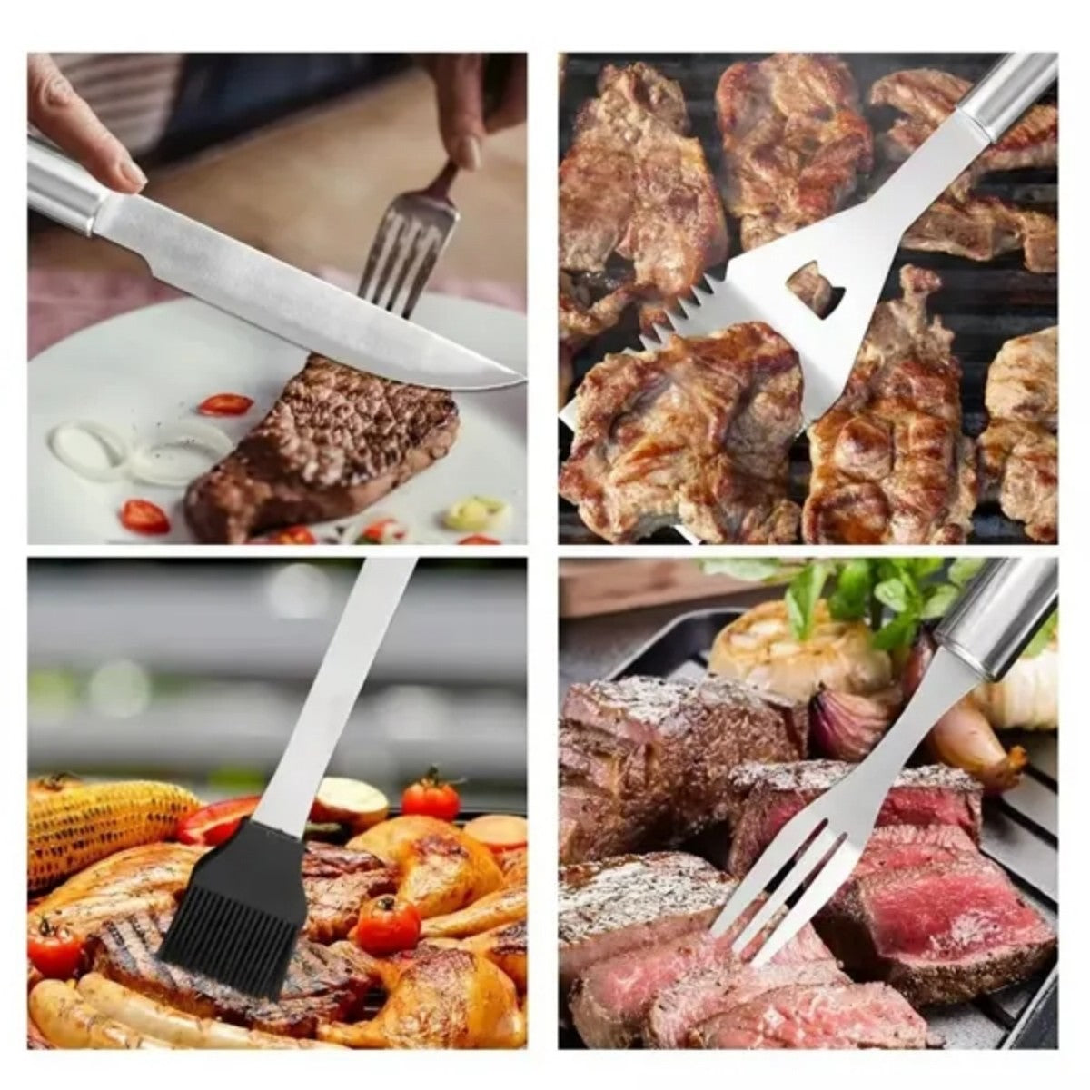HUPSTL802 BBQ Grilling Tools Set