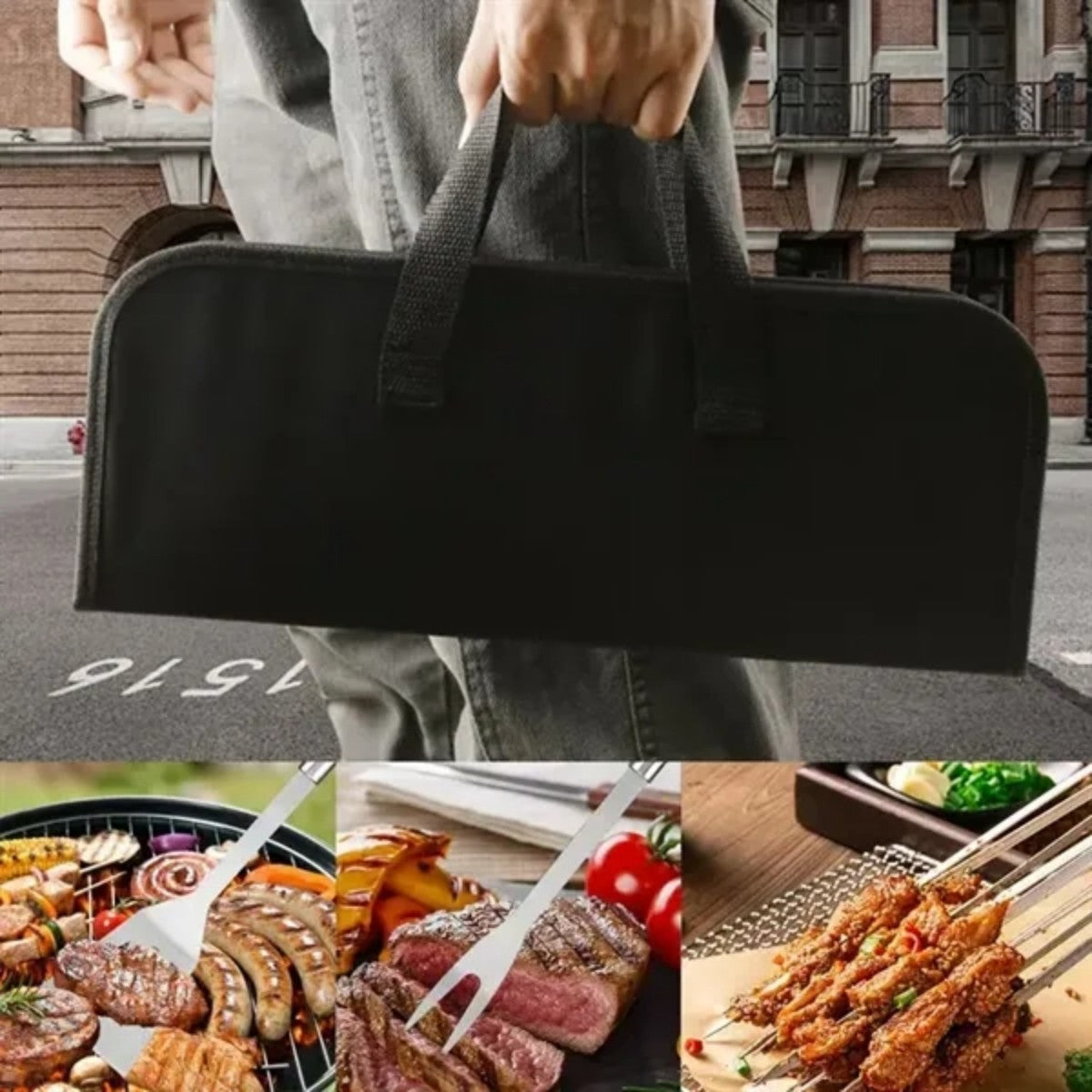 HUPSTL802 BBQ Grilling Tools Set