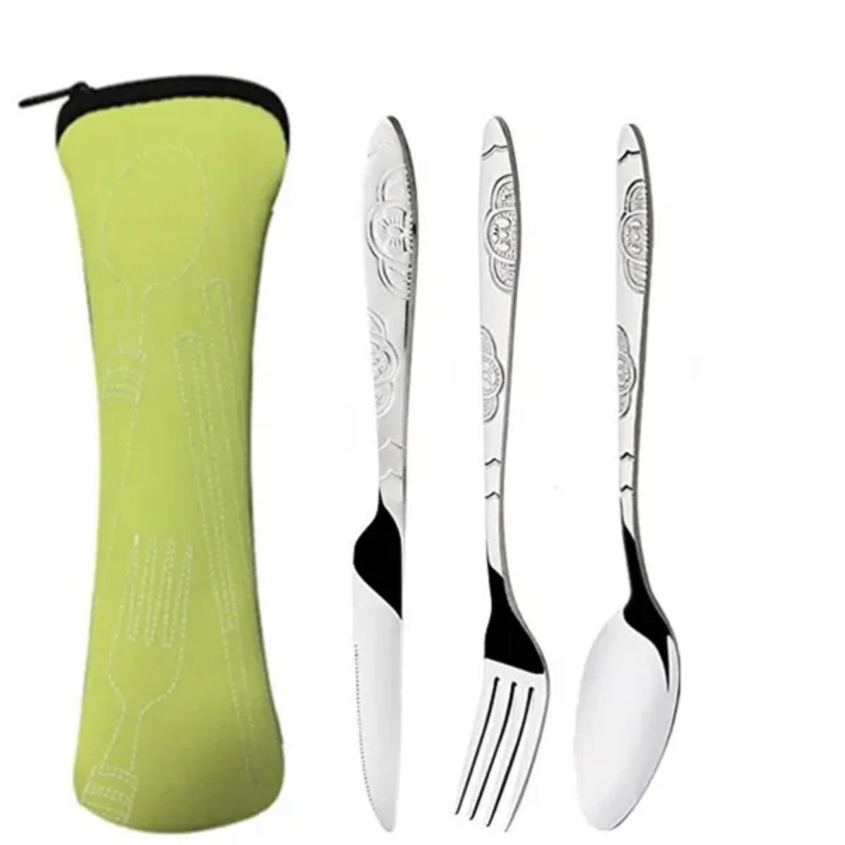 HUPSTL812 Creative Stainless Steel Set of Knife, Fork and Spoon for We