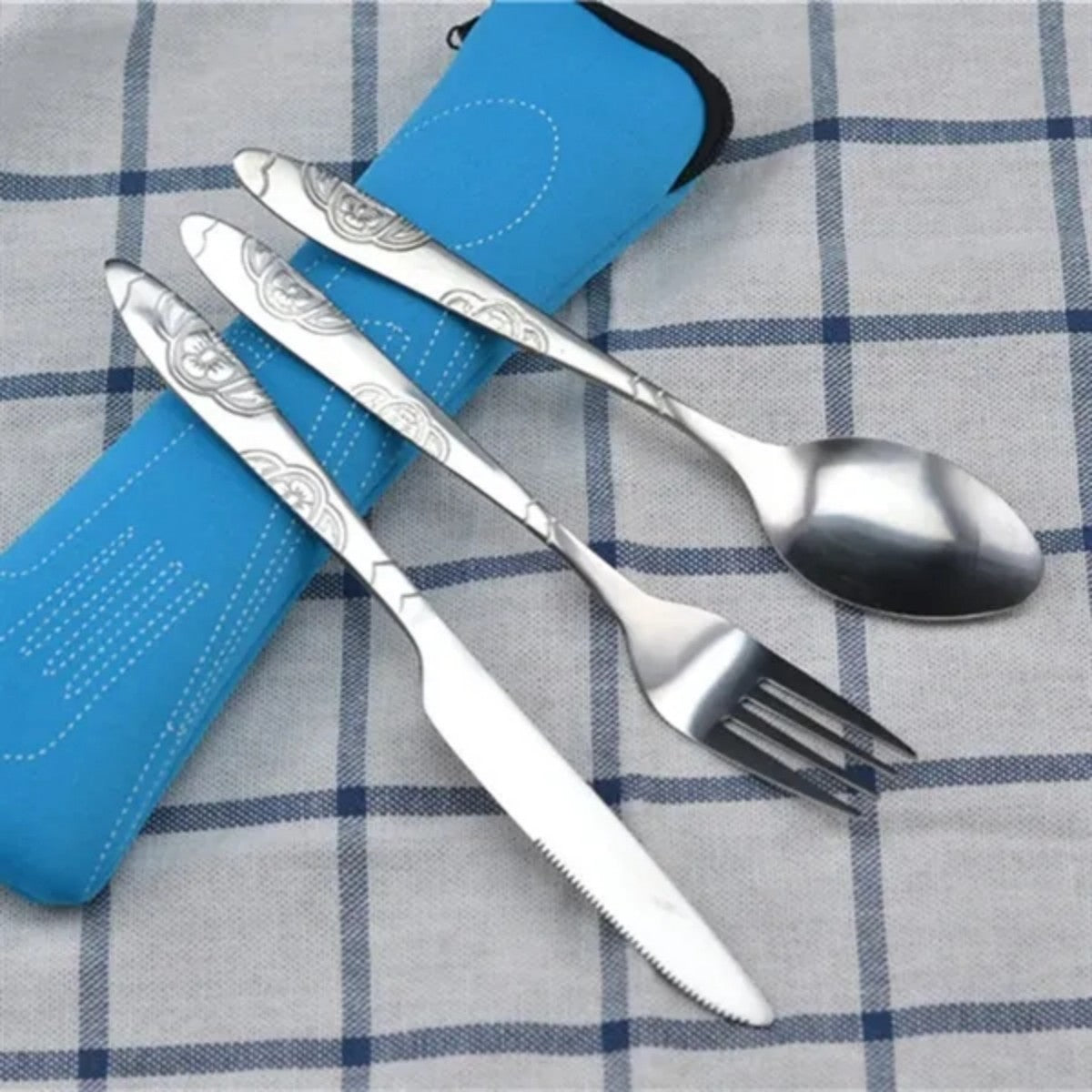 HUPSTL812 Creative Stainless Steel Set of Knife, Fork and Spoon for We