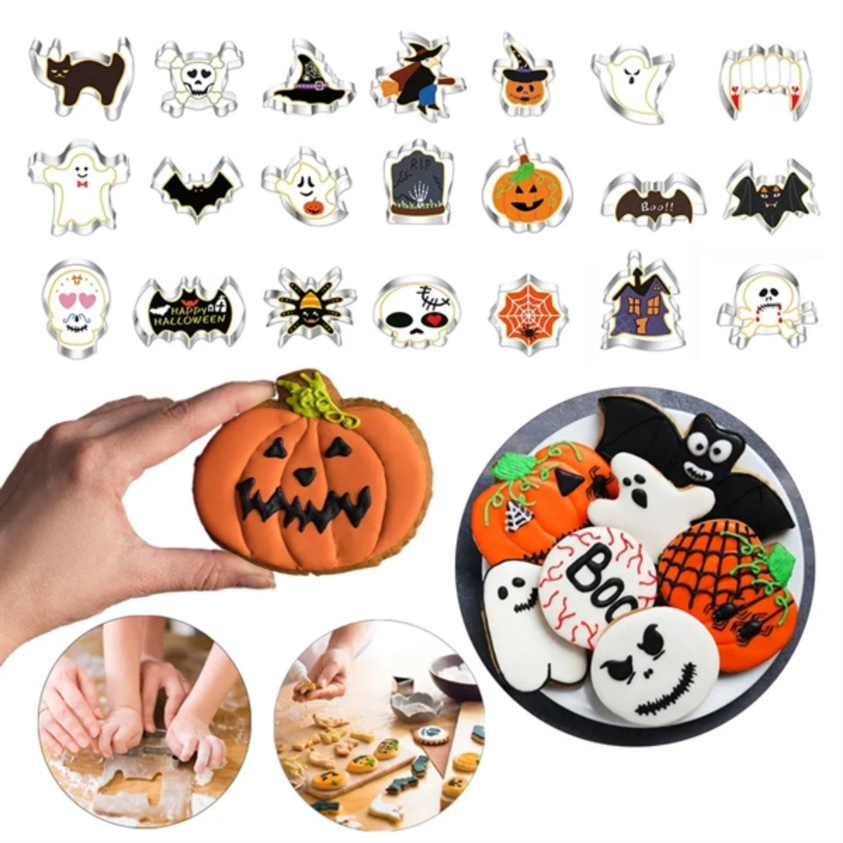 HUPSTL818 Stainless Steel Halloween Cutting Dies
