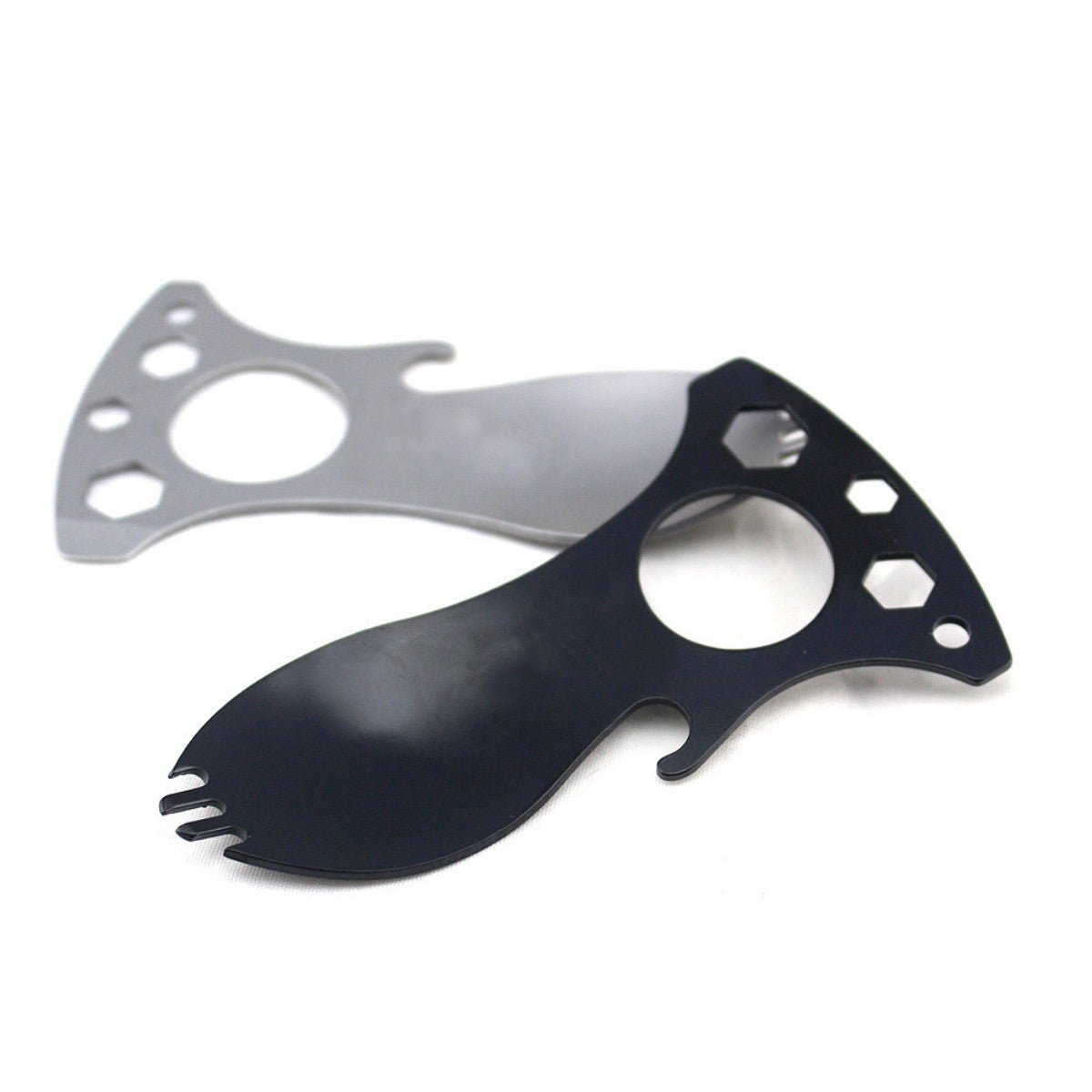 HUPSTL819 Multifunction Tool Fork Spoon Keychain