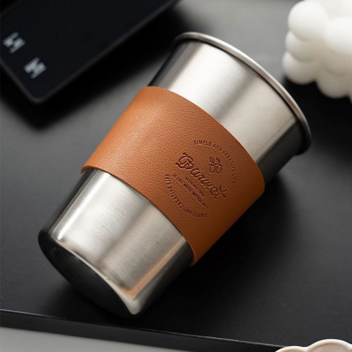 HUPSTL823 Eco-Friendly Outdoor Hand-Brew Coffee Set with Natural Desig