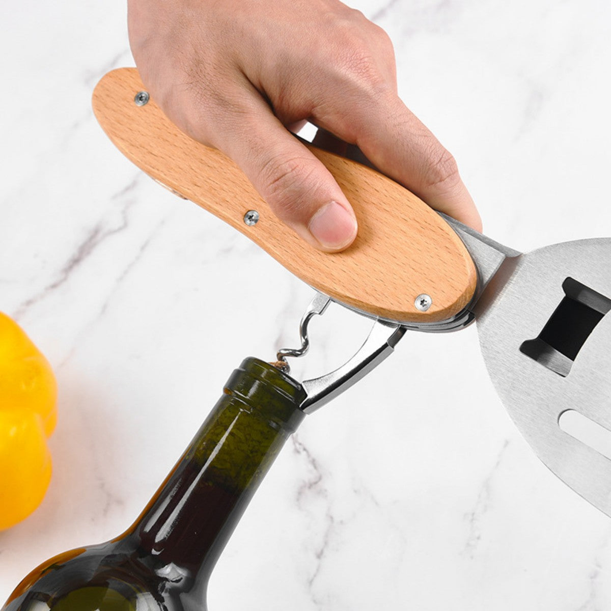 HUPSTL828 5 in 1 Outdoor Multipurpose Barbecue Tool Set