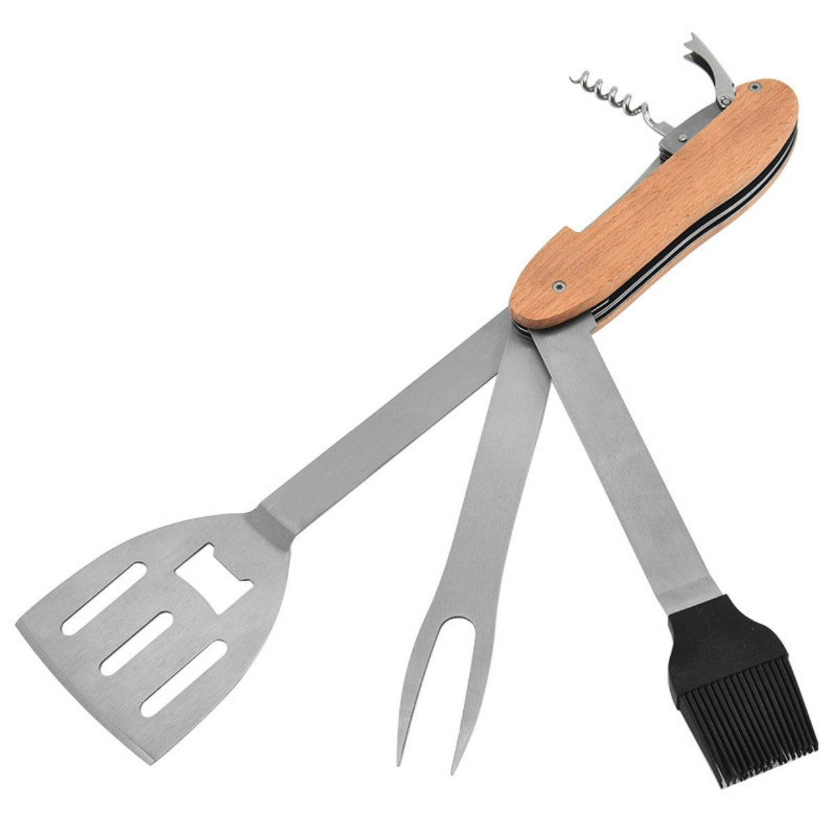 HUPSTL828 5 in 1 Outdoor Multipurpose Barbecue Tool Set