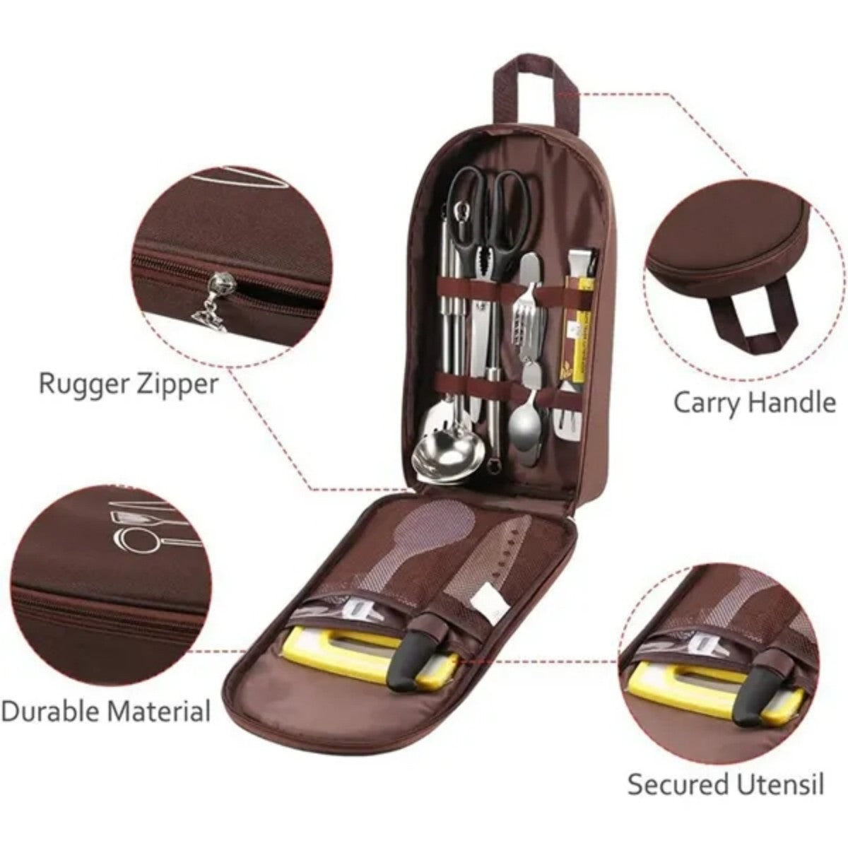 HUPSTL839 Cooking Utensils Storage Portable Pouch