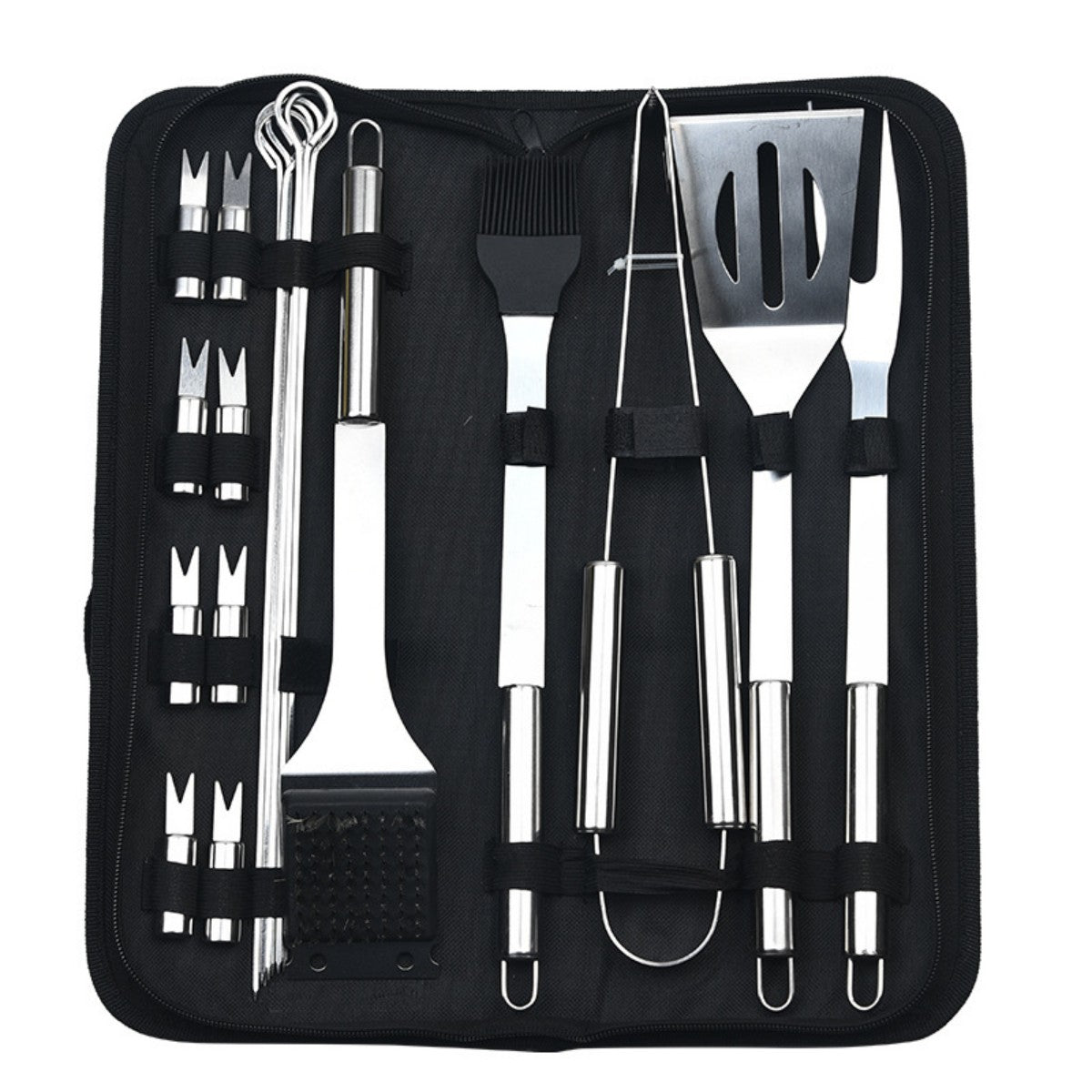 HUPSTL841 BBQ Grill Utensils Set with Case