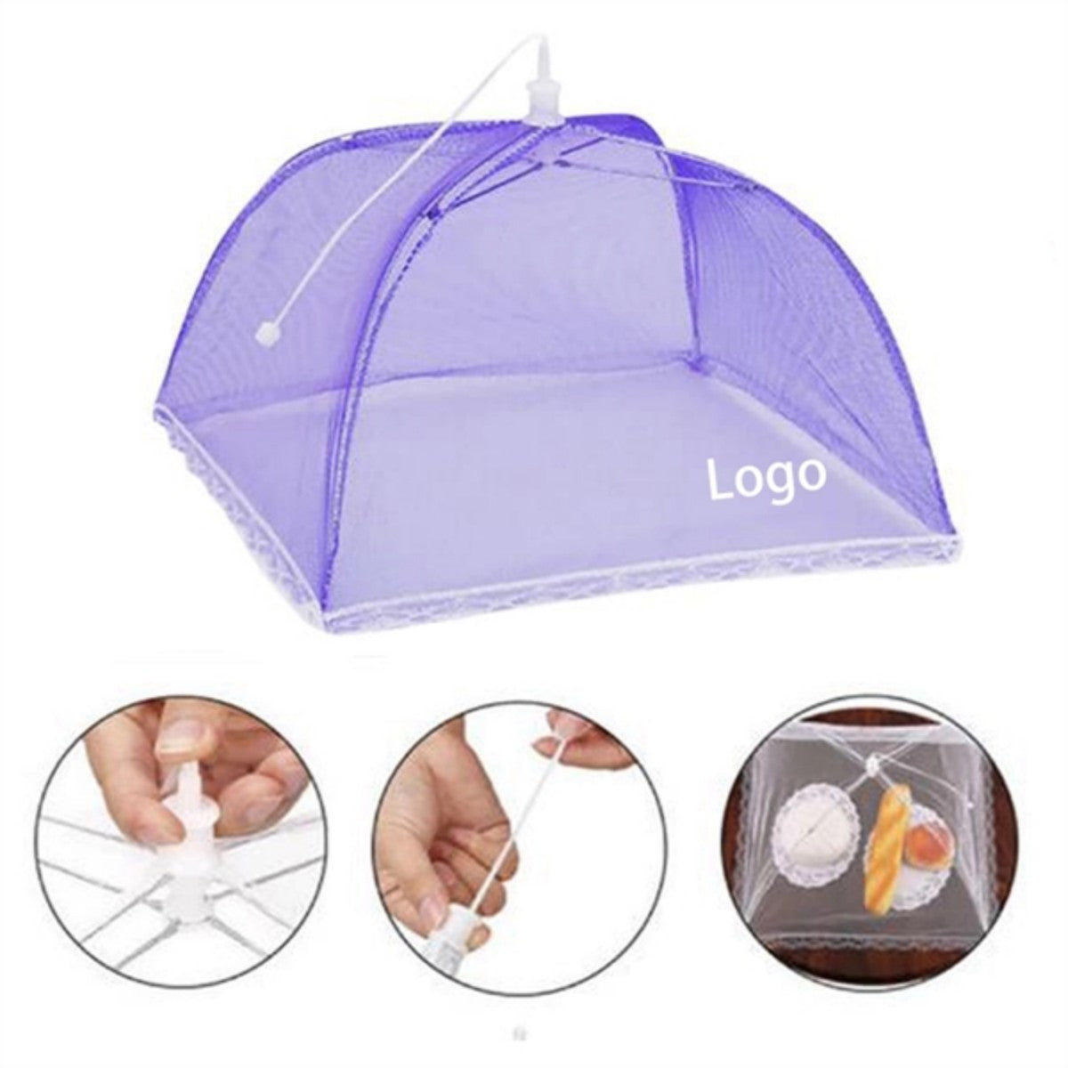 HUPSTL846  Kitchen Collapsible Food Cover Tent Umbrella