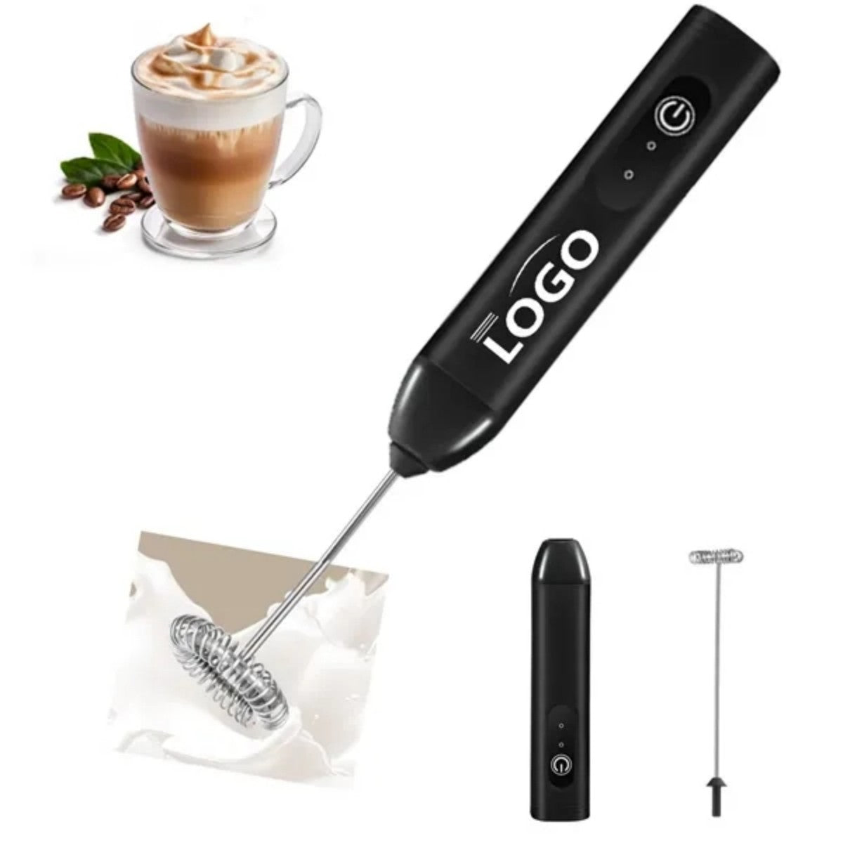 HUPSTL847 Wireless Electric Mixer Egg Beater With Type-C Mouth