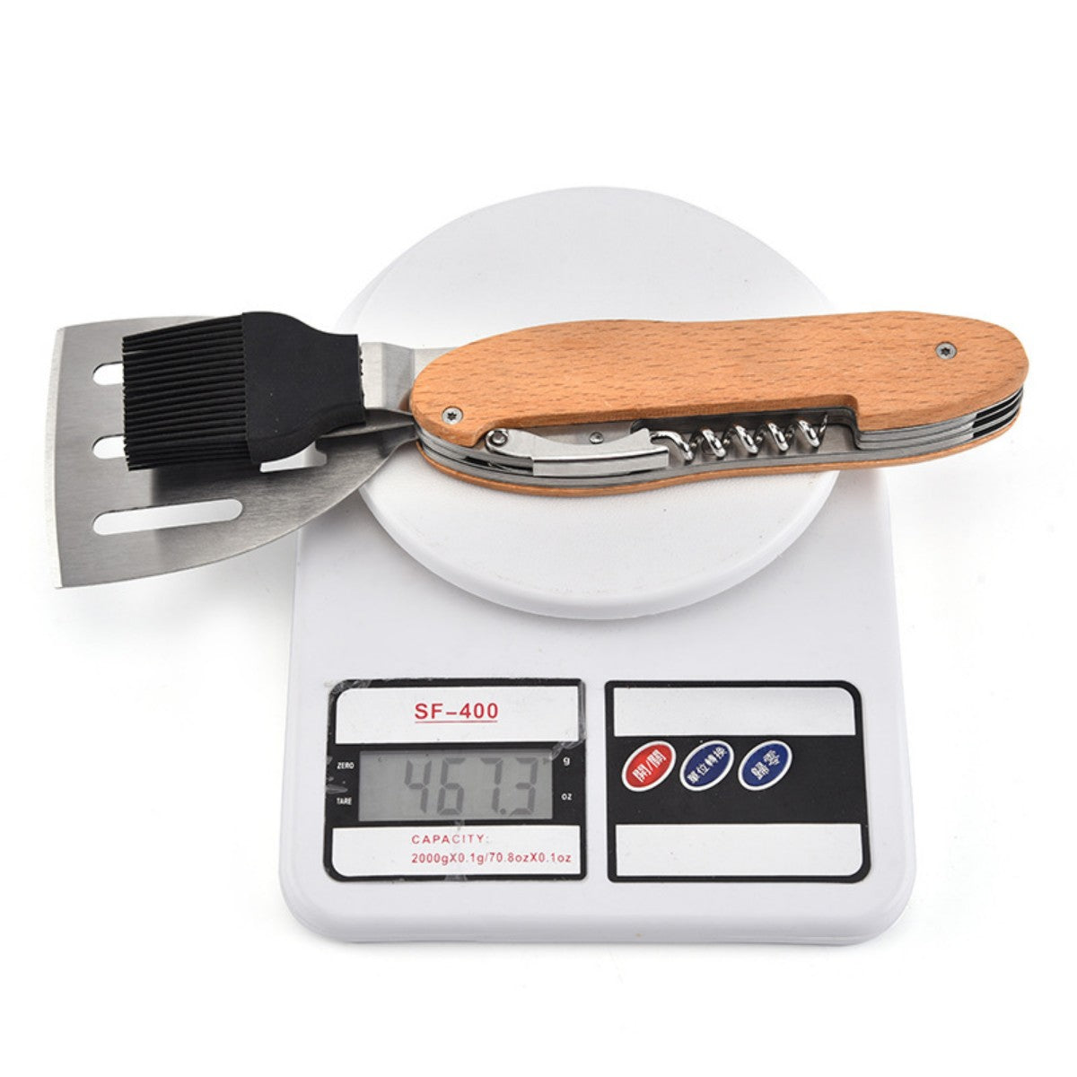 HUPSTL853 5-in-1 BBQ Grilling Tool