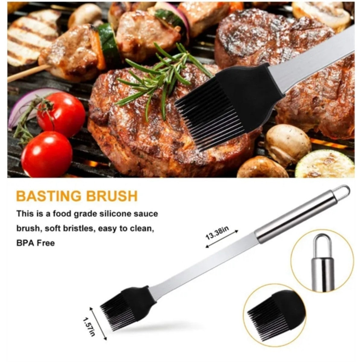 HUPSTL860 Barbecue 6 Pieces Accessories Kit