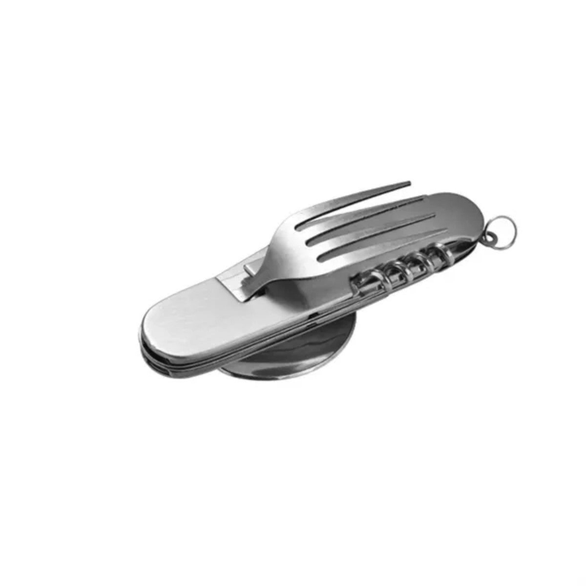 HUPSTL875 Stainless Steel Foldable Multifunctional Outdoor Utensil