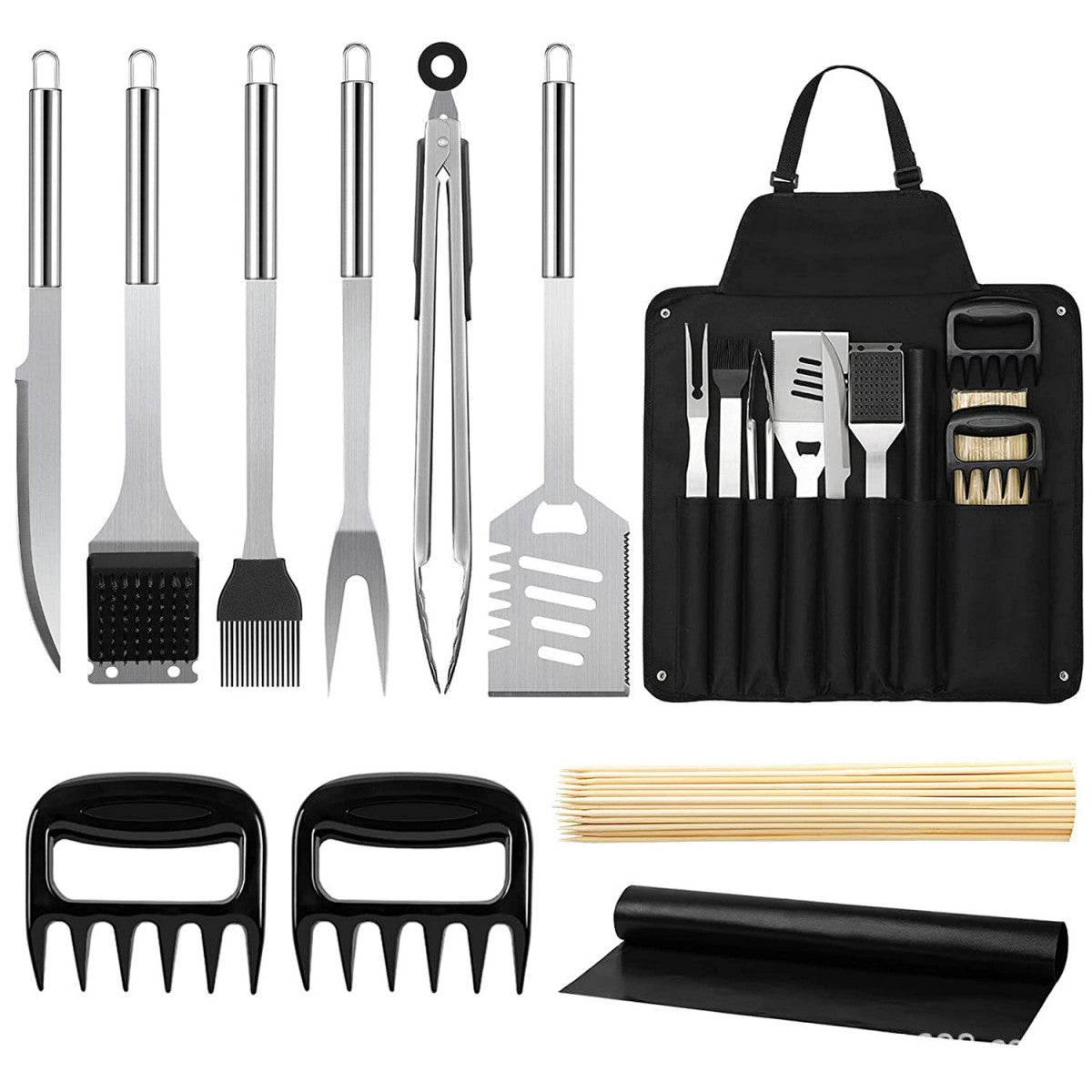 HUPSTL877 BBQ Grill Tools Set