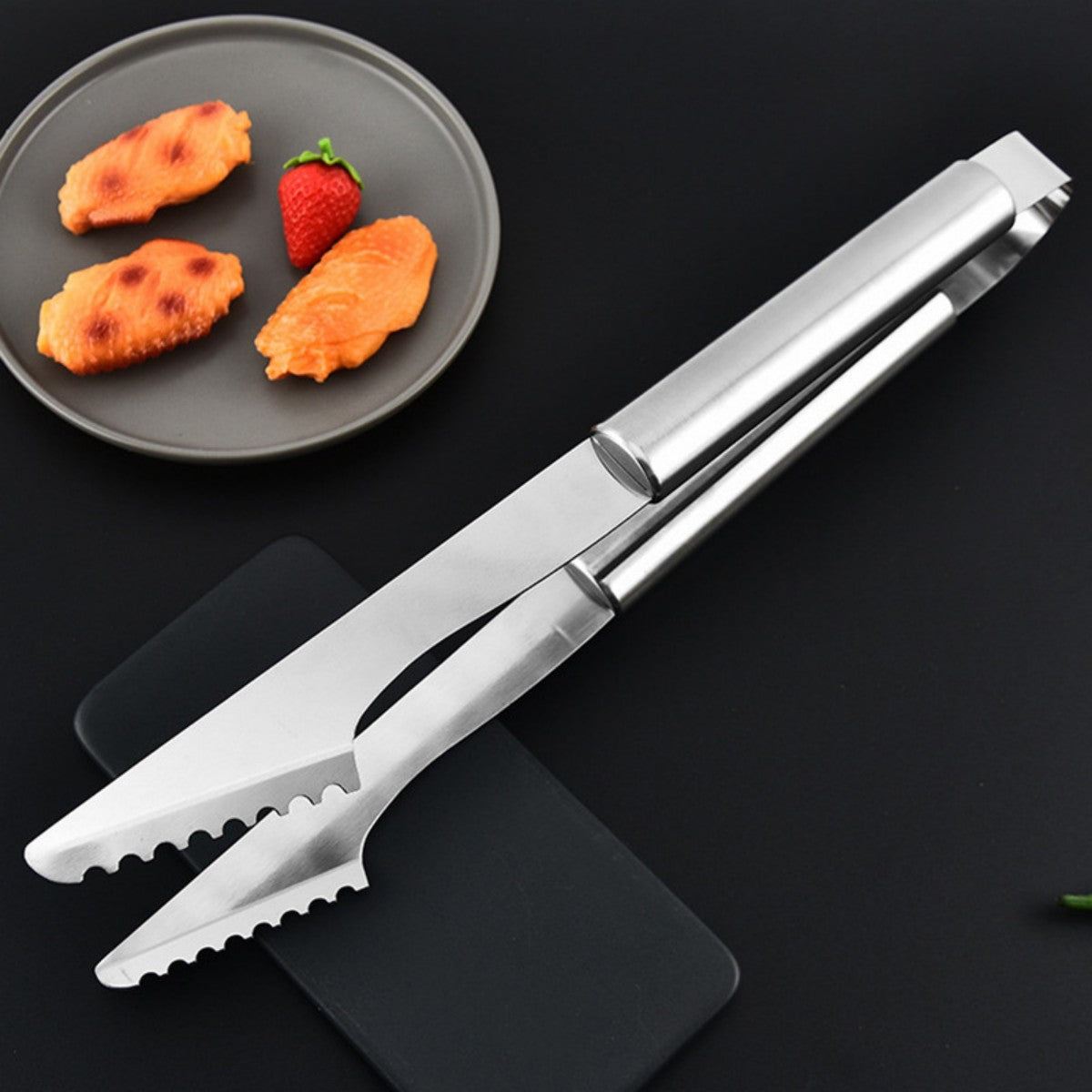 HUPSTL885 Bamboo BBQ Tongs