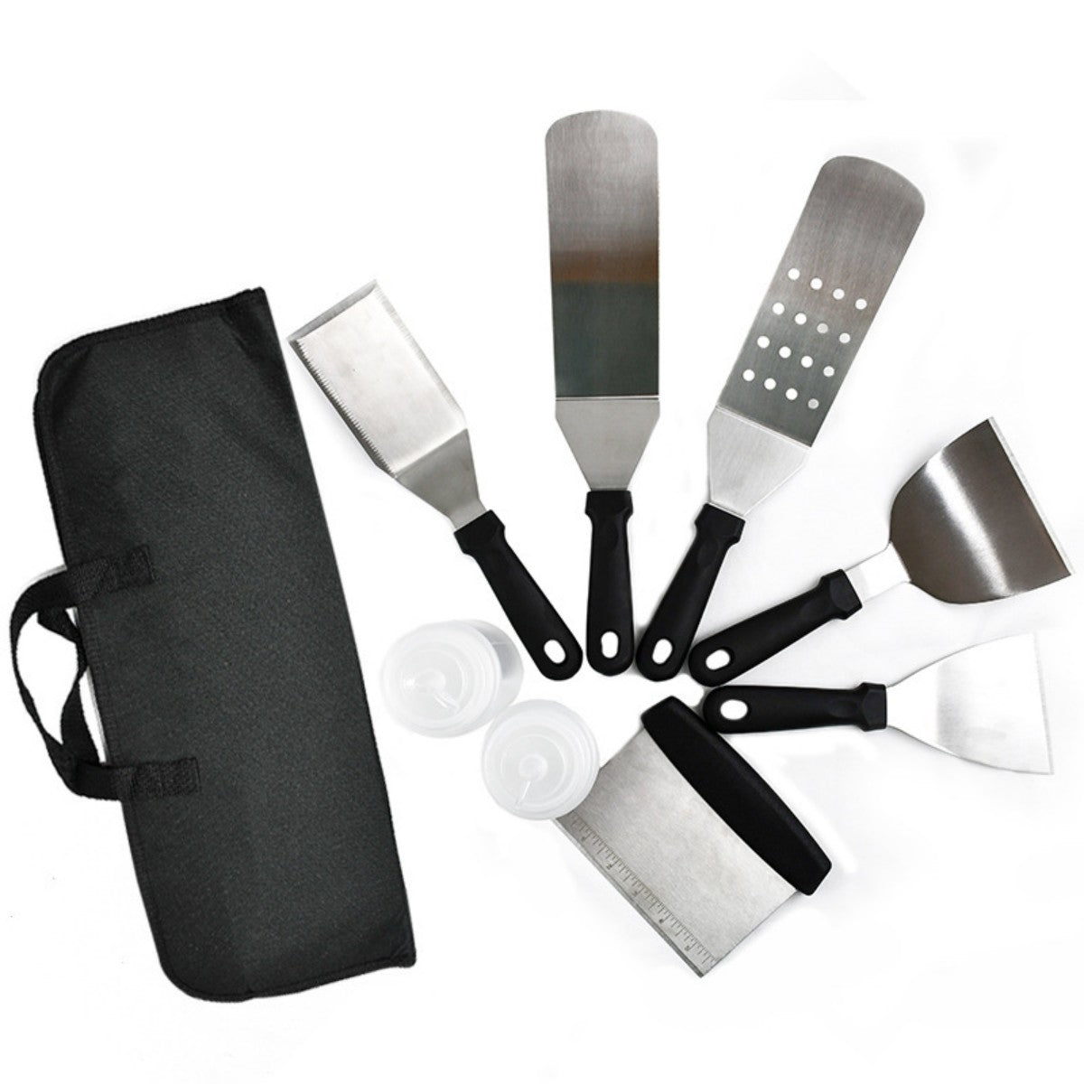 HUPSTL895 18 Pcs Camping Bbq Grill Tools Set