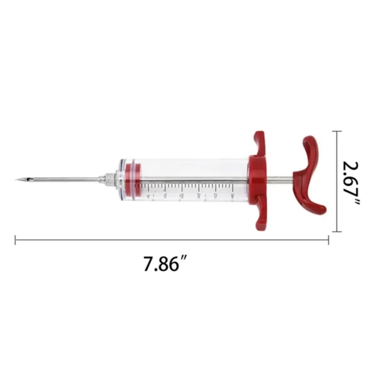 HUPSTL904 Kitchen Marinade Injector with Measurement Markings