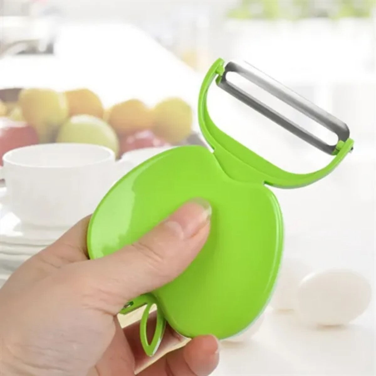 HUPSTL923 Apple-shaped Folding Fruit Peeler