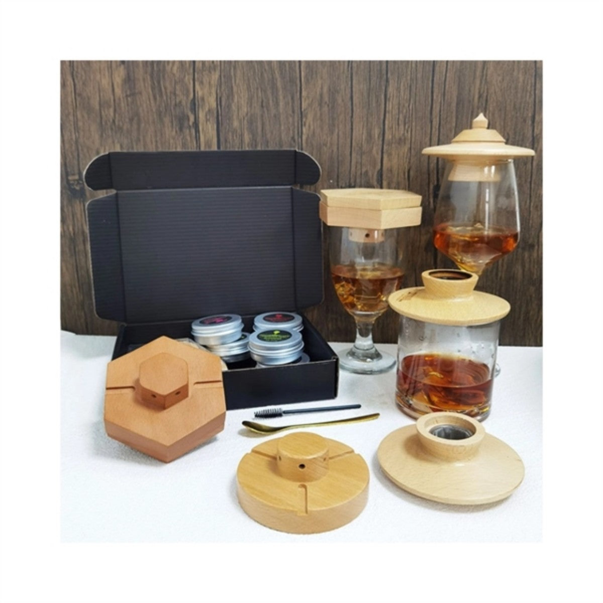 HUPSTL925 Cocktail Smoker Kit Without Torch