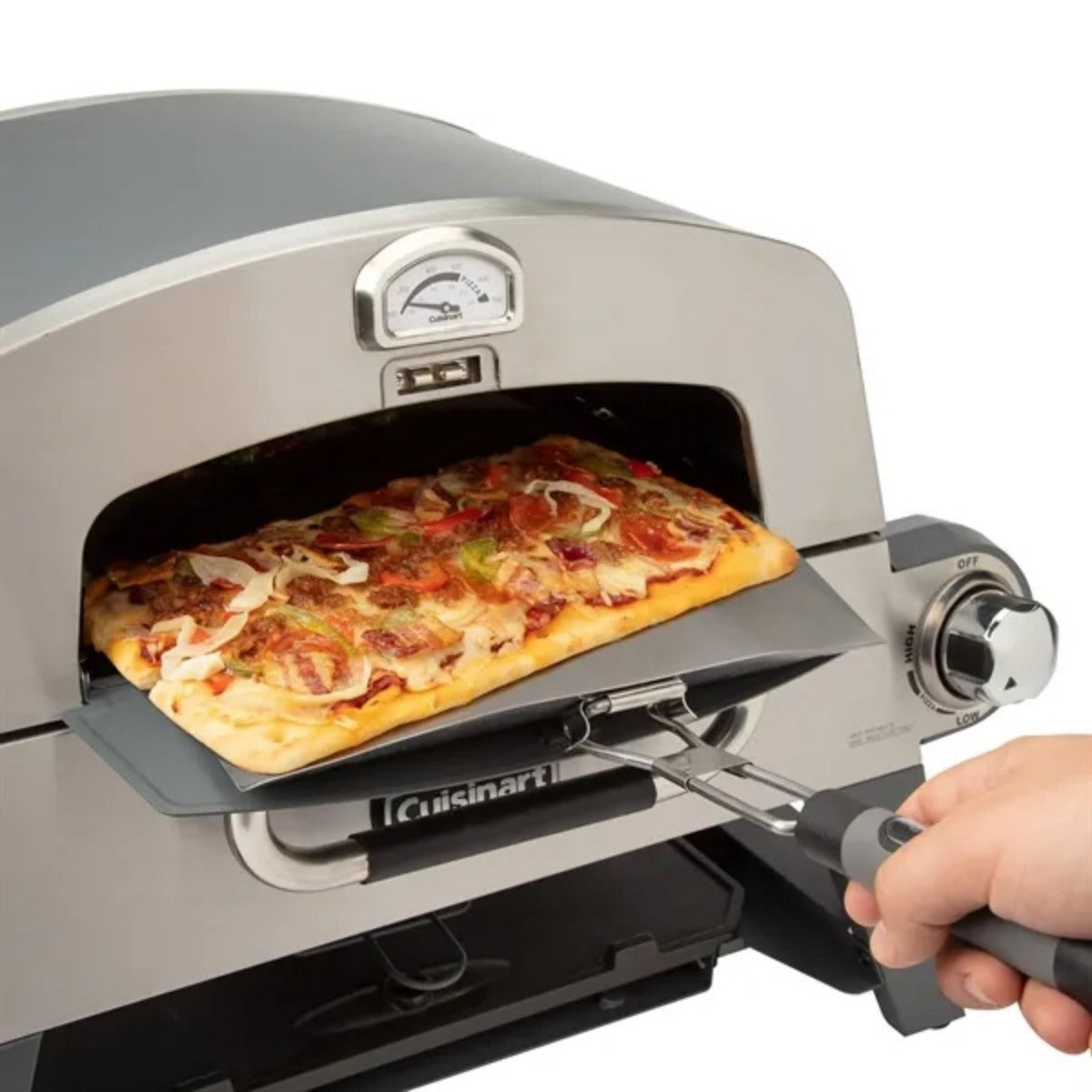 HUPSTL933 Cuisinart Outdoors 3-in-1 Pizza Oven Plus