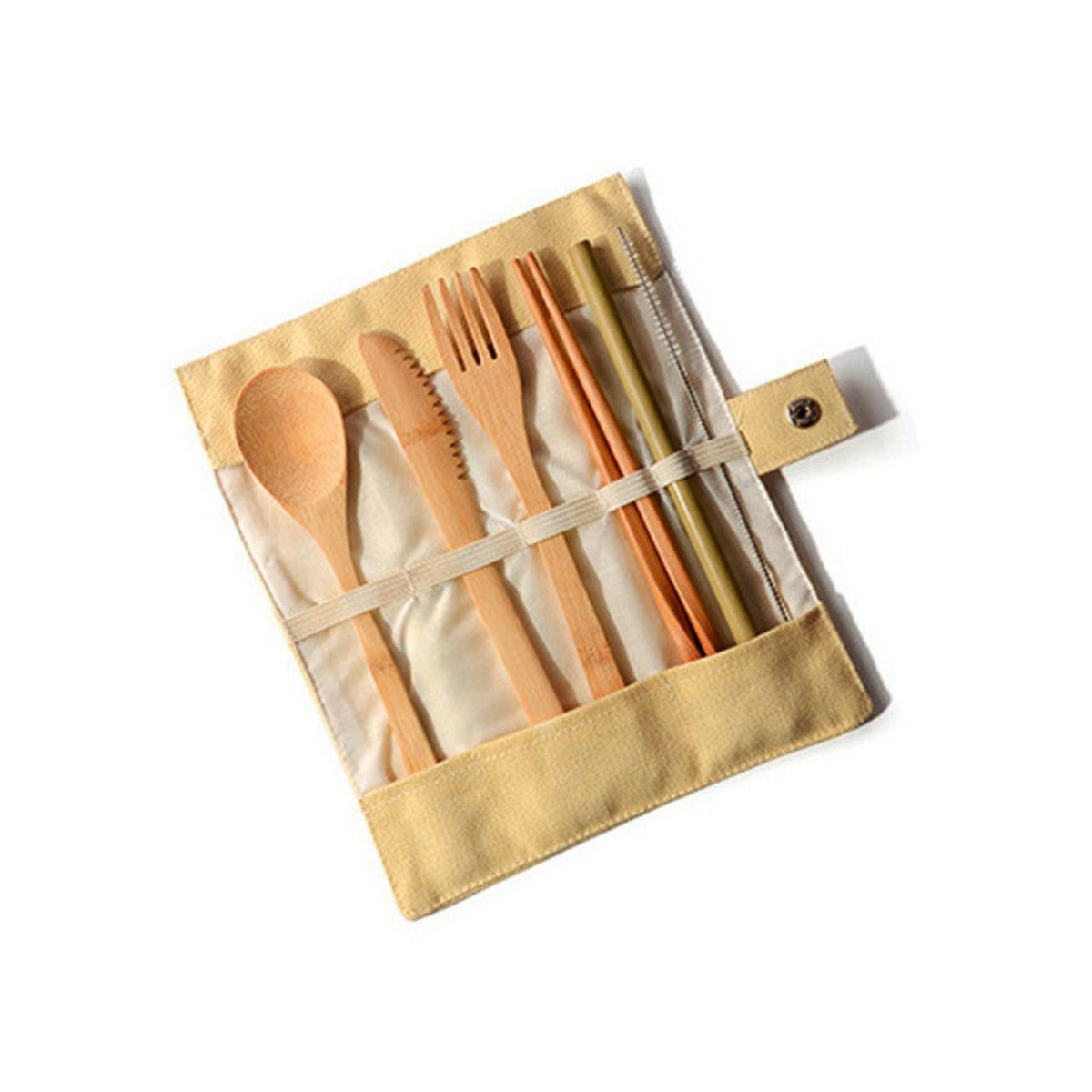 HUPSTL936 Zero-Waste Bamboo Utensil Kit