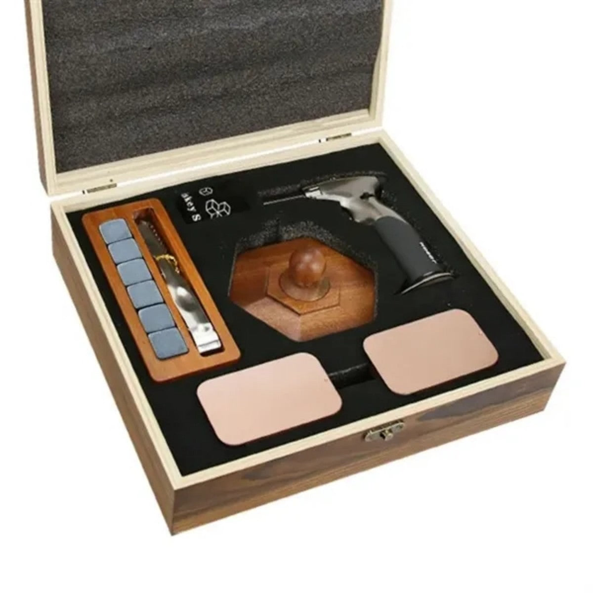 HUPSTL945Cocktail Smoker Kit with Torch Ice Stone