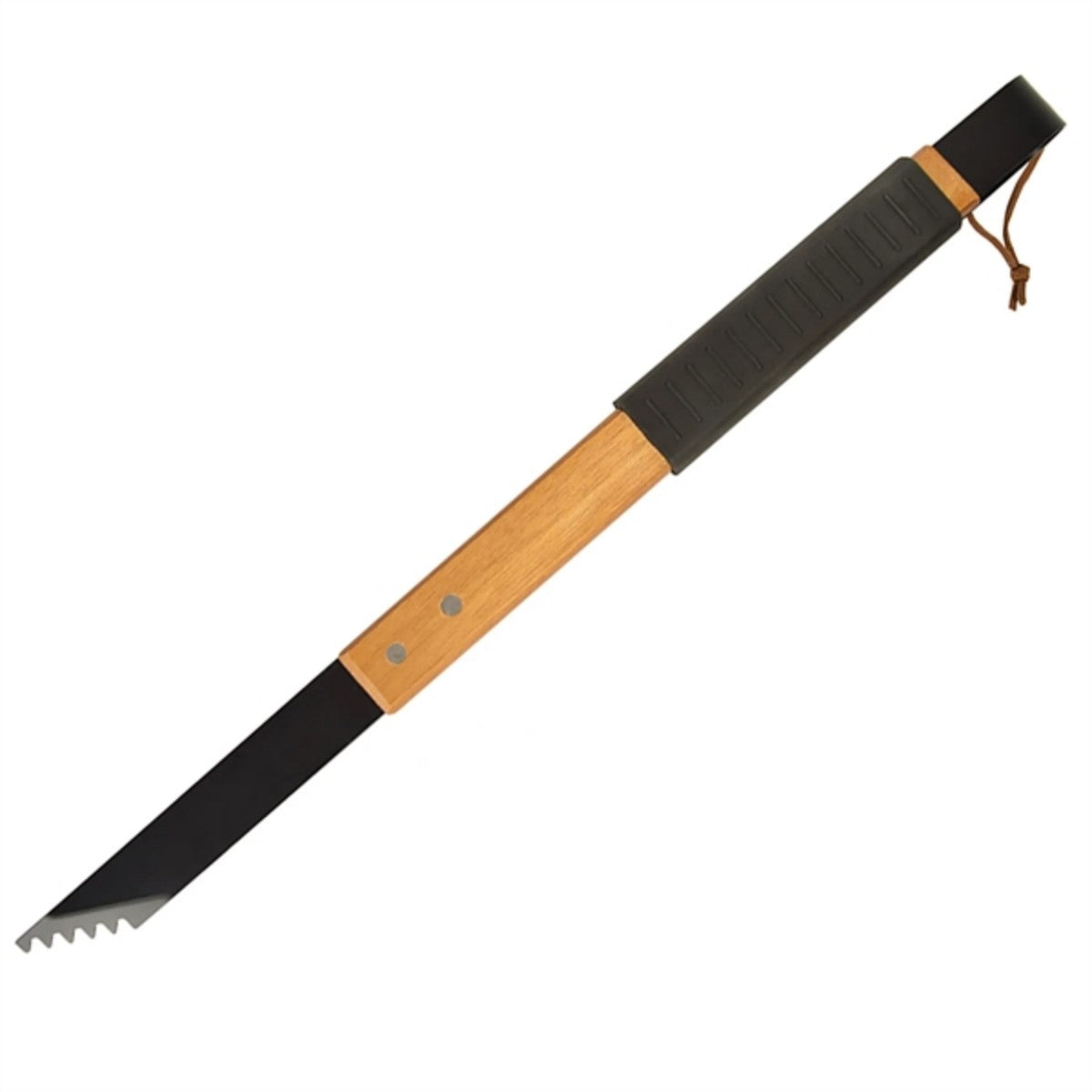 HUPSTL947 Wood BBQ Tongs