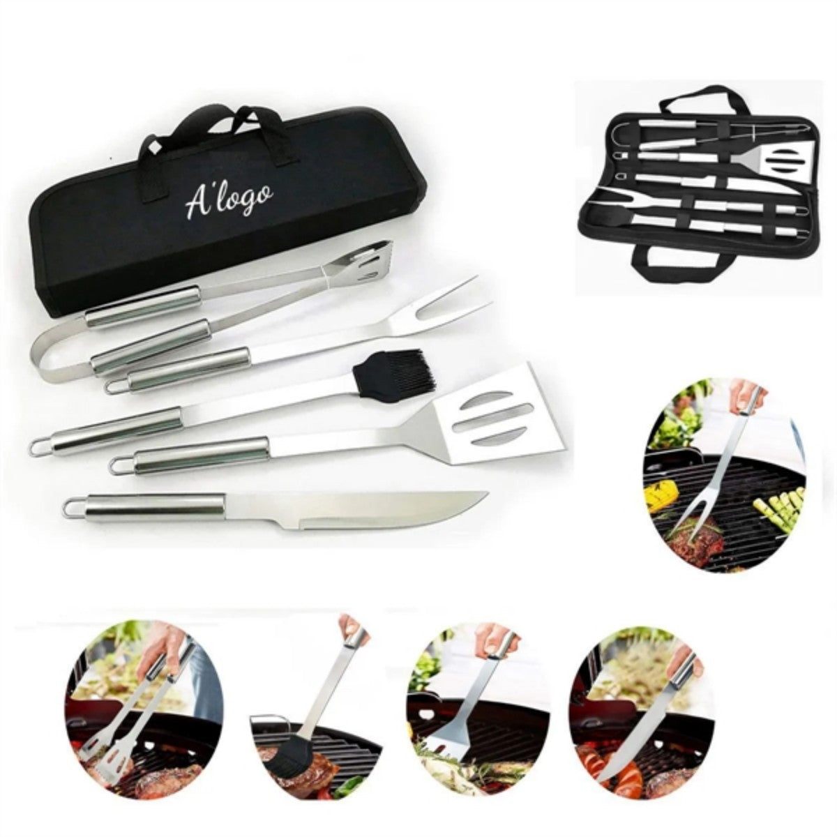 HUPSTL954 BBQ Grill Tool Kit