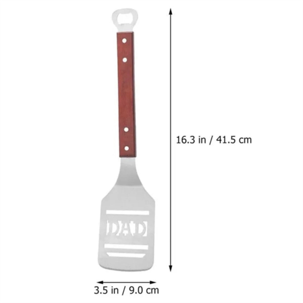 HUPSTL955 2-in-1 BBQ Frying Spatula with Bottle Opener