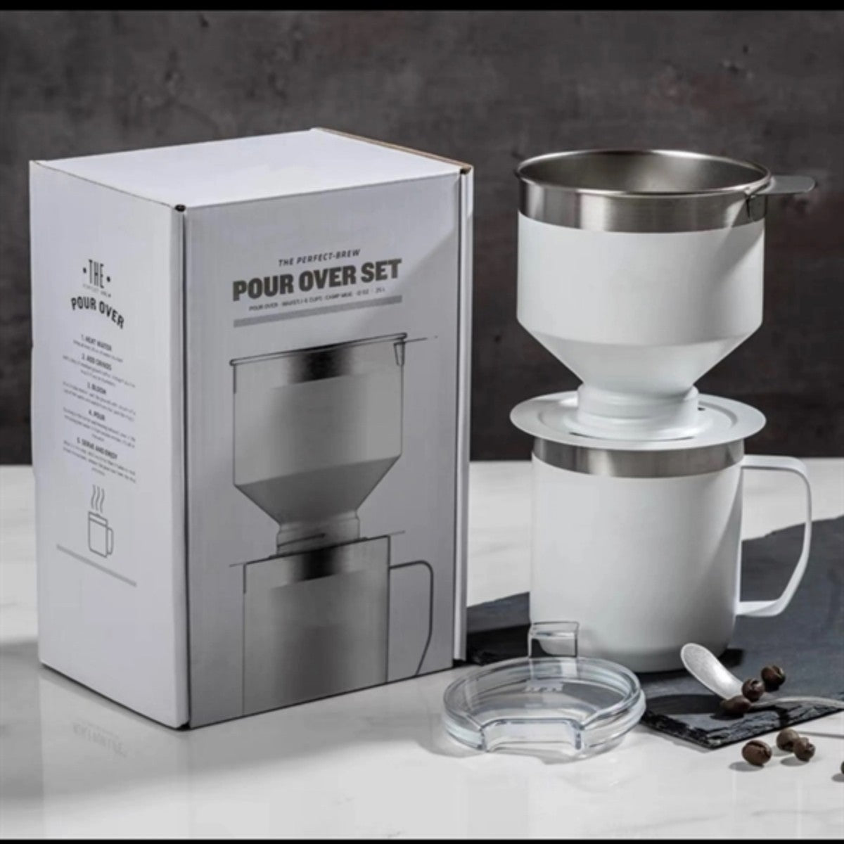 HUPSTL958 Camp Pour Over Set