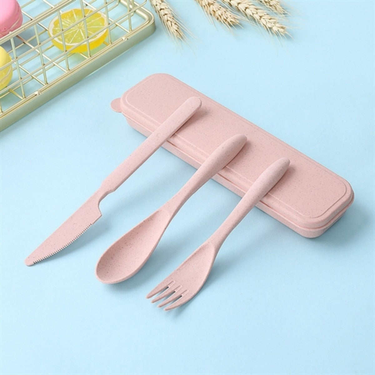 HUPSTL967 Wheat Utensil Set
