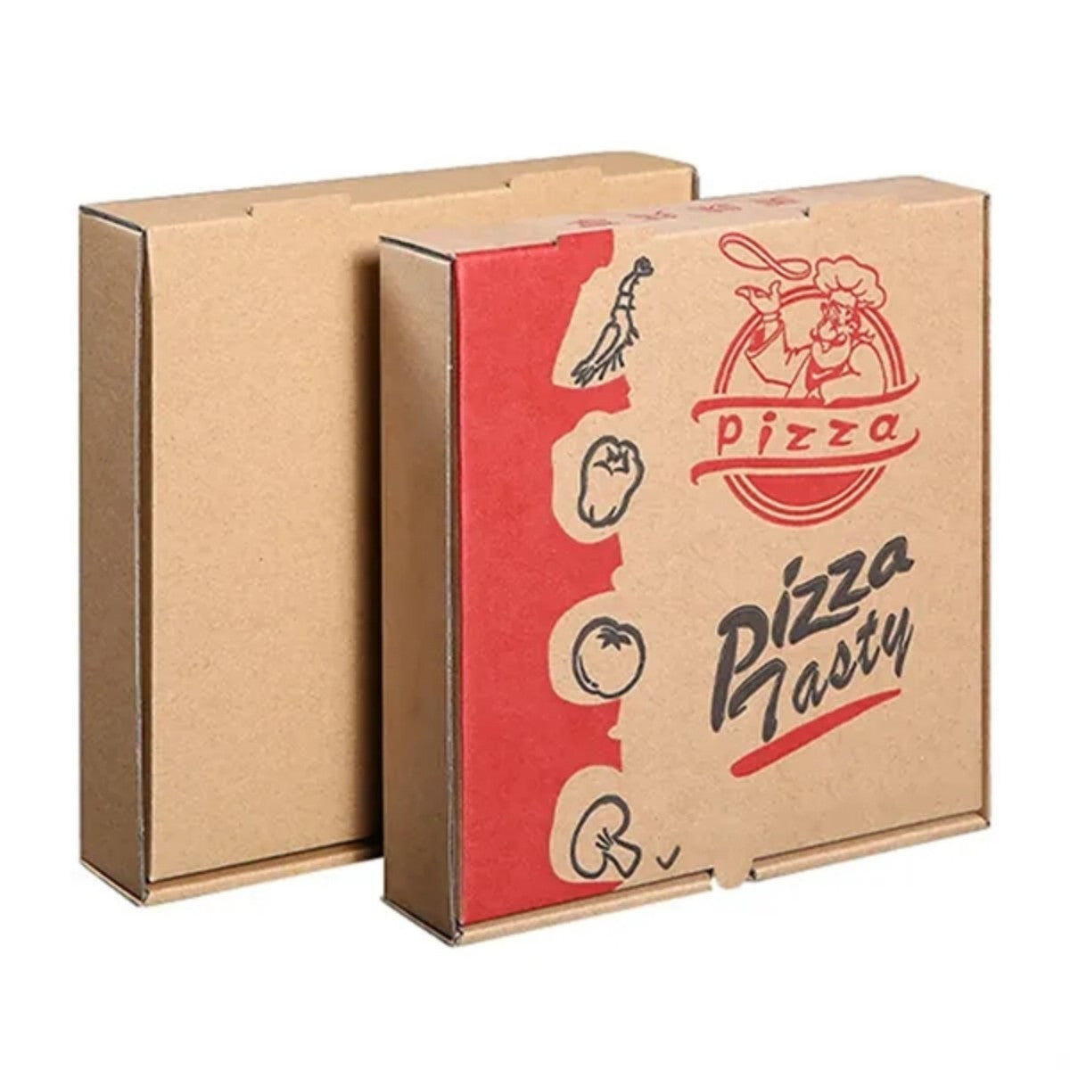 HUPSTL983 Custom Full Color Pizza Food Packing Boxes