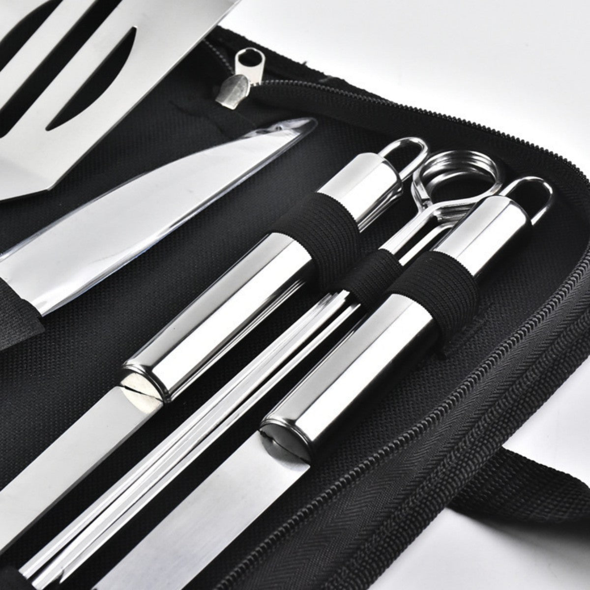 HUPSTL990 BBQ Grilling Tool Set with Storage Bag